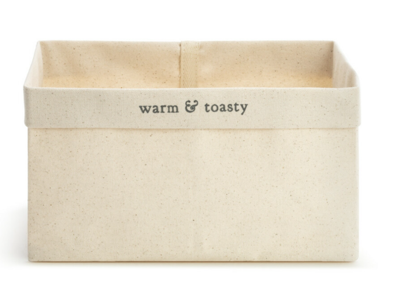 Demdaco Bread Basket with towel
