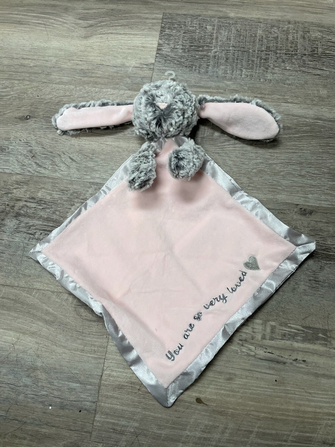 Demdaco bunny rattle blanket
