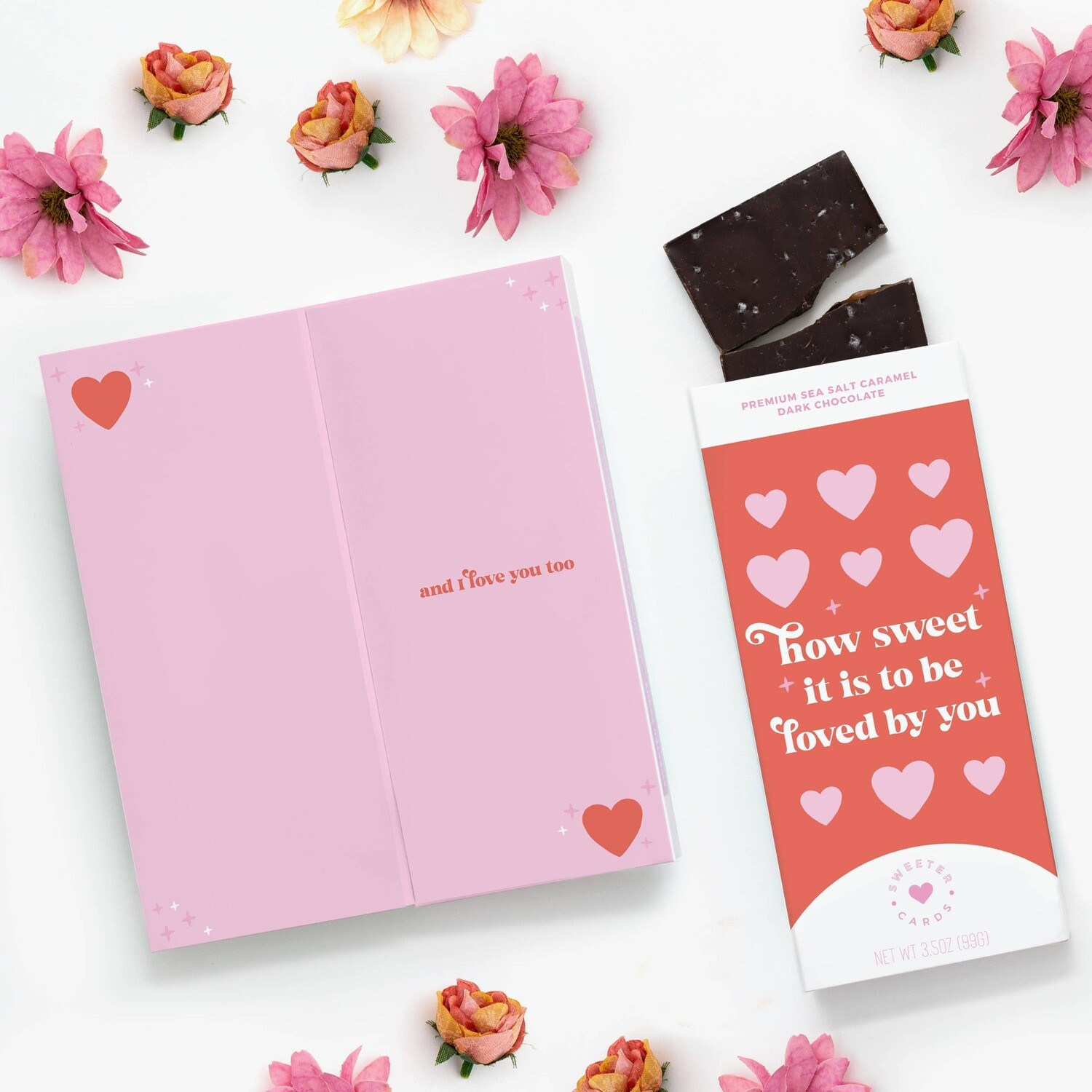 Sweeter Greeting Cards with a Chocolate Bar inside