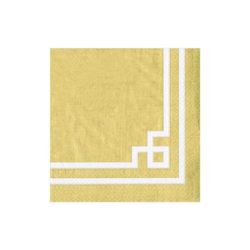 Beverage Napkins - Gold