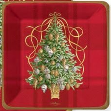 Golden Tannenbaum Dessert Plates