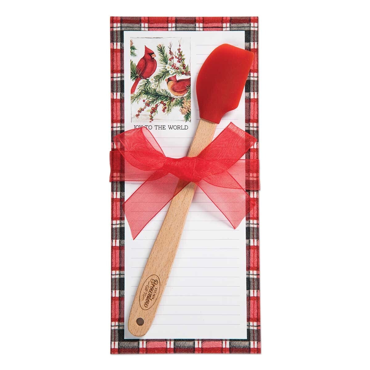 Brownlow Cardinal Magnetic Note Pad with Spatula