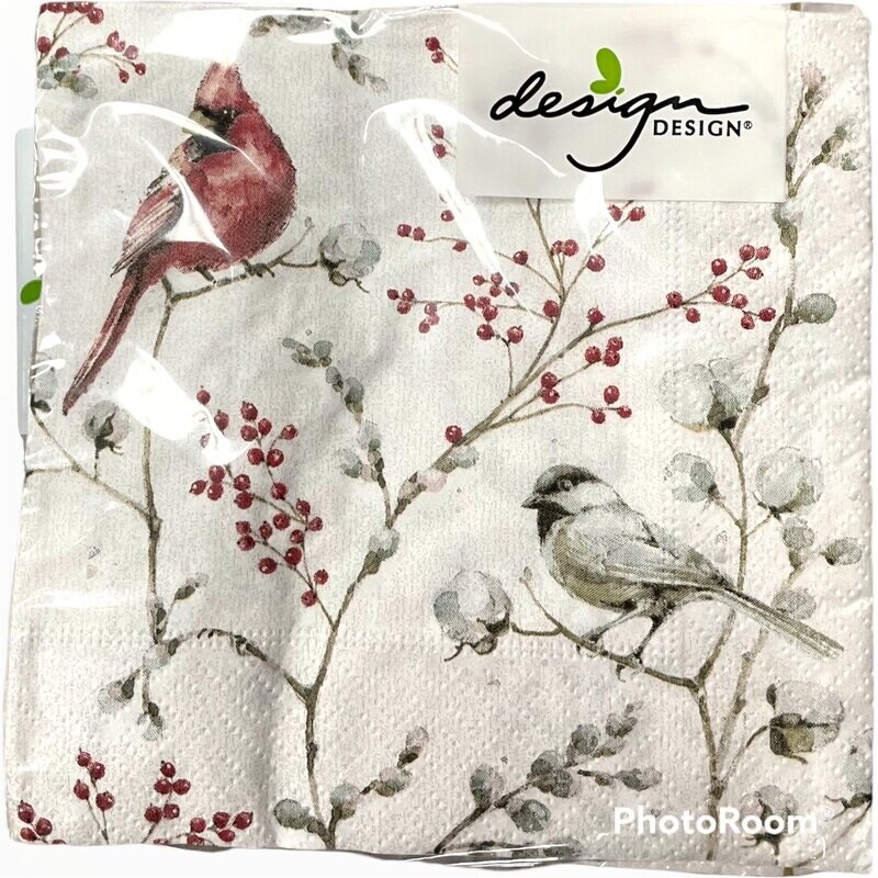 Birds &amp; Branches Beverage Napkins