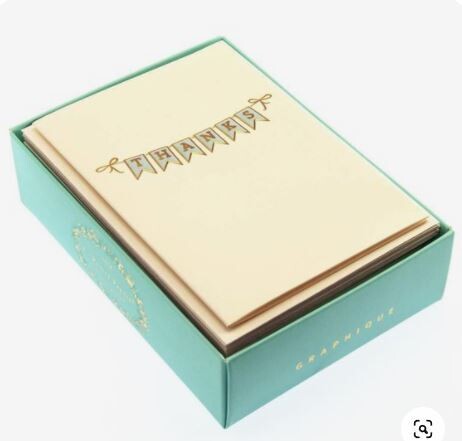 Graphique Boxed Thank You Notecards - banner &quot;Thanks&quot;