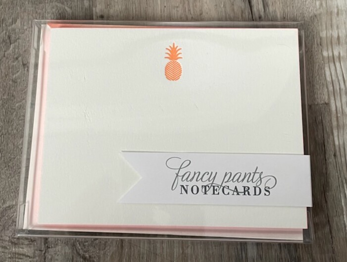 Color Box Pineapple Notecards