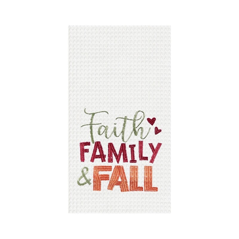 C &amp; F Kitchen Dishtowels - Fall