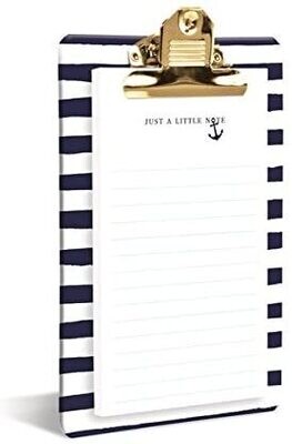 Graphique Clipboard & Notepad - Navy Stripe