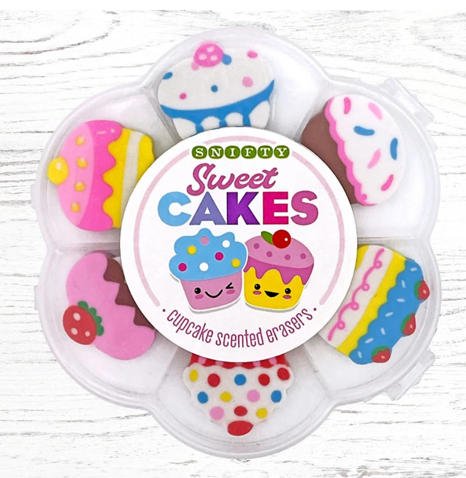 Snifty Scented Cupcake Erasers