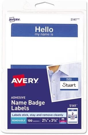 Avery Hello Name Badges