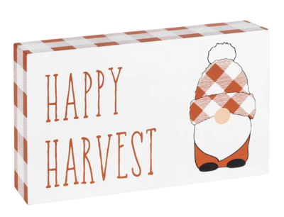 Collins Happy Harvest Gnome Block