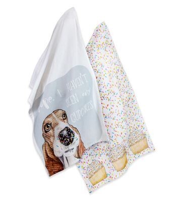 Boston International Dog Tea Towels, Set of 2