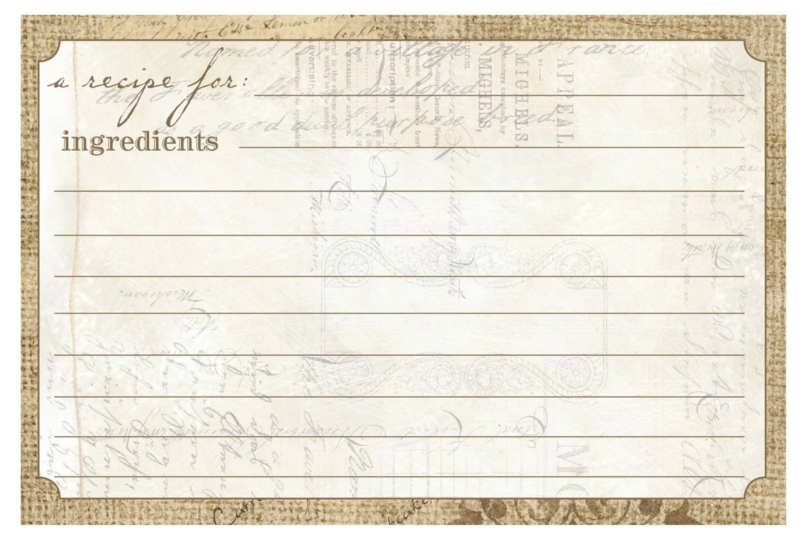 C. R. Gibson Recipe Cards