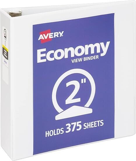 Avery 2&quot; white binder