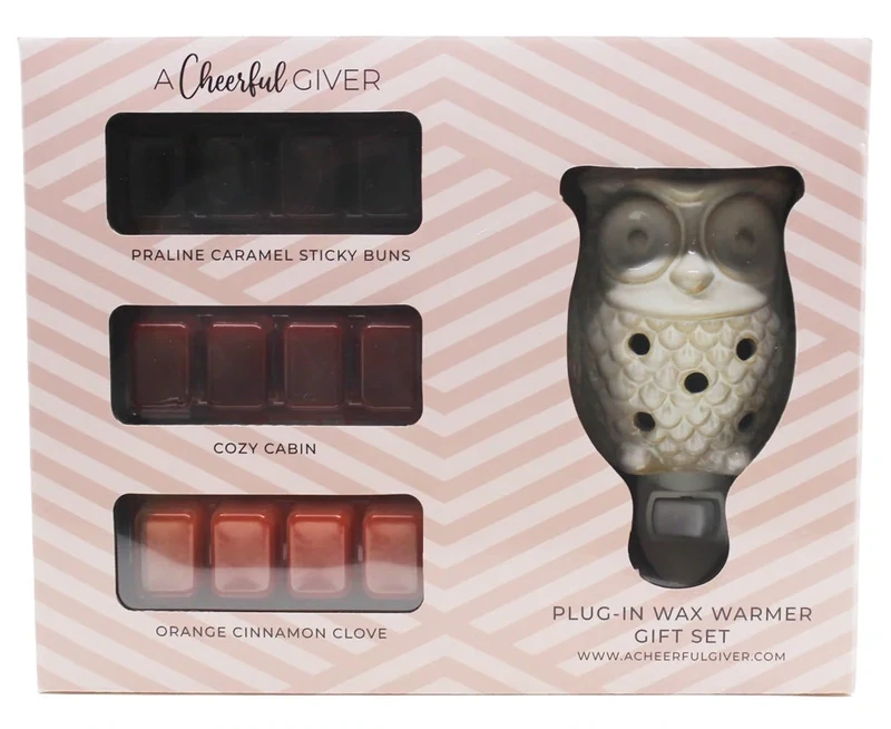 A Cheerful Giver Plug-in Wax Warmer Gift Set