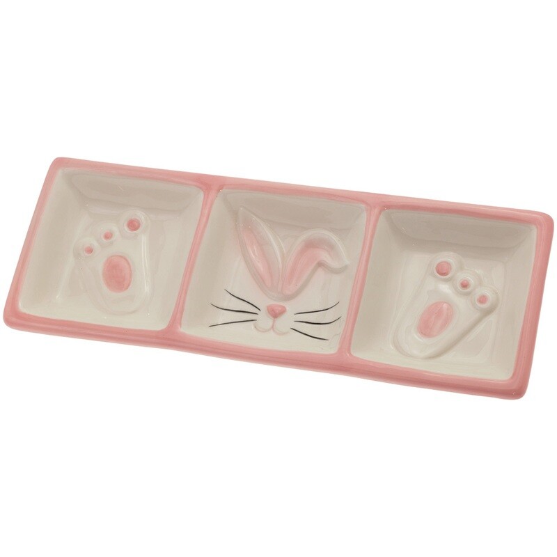 Boston International Bunny Tri Plate
