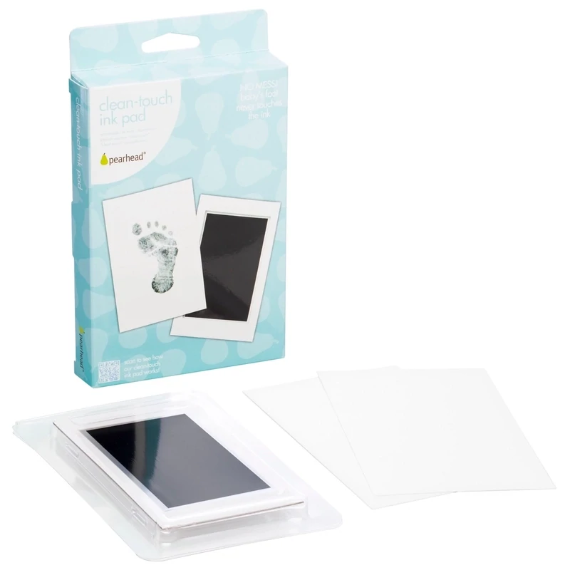 Pearhead Baby Handprint or Footprint Clean-Touch Ink Pad Kit