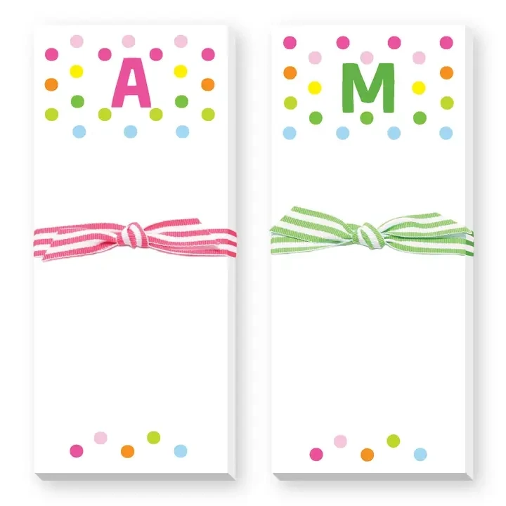 Donovan Confetti Skinny Note Pads