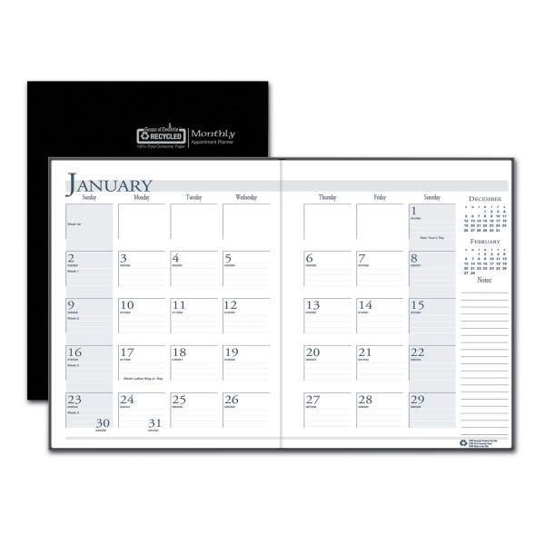 House of Doolittle, Ruled 14-Month Planner, 10 x 7, Dec 2024 to Jan 2026
