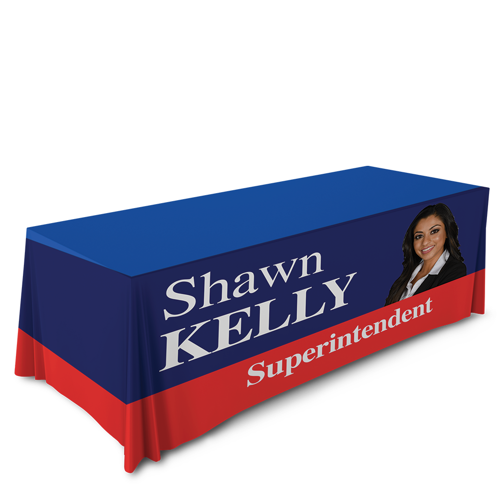 Custom Printed Tablecloth - 6&#39;