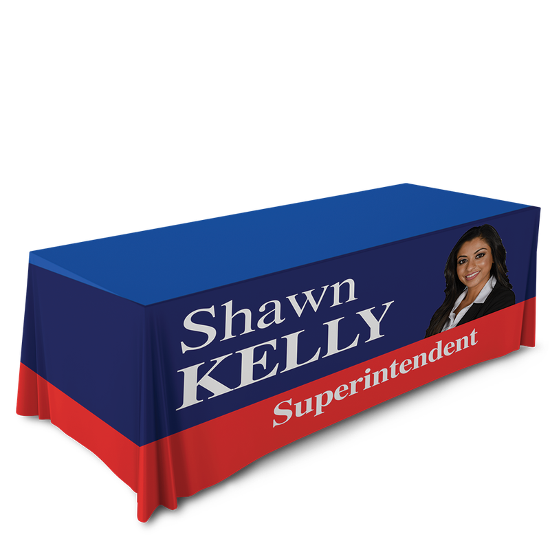 Custom Printed Tablecloth - 6&#39;