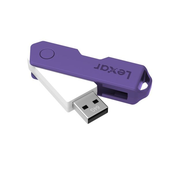 Lexar Jump drive, 64GB, twist turn, usb 2.0 flash drive