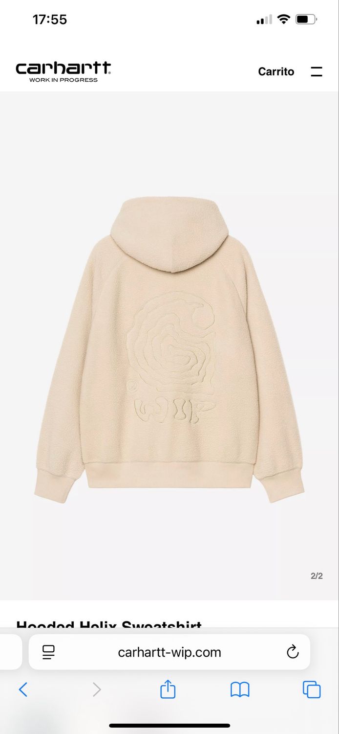 Sudadera borrego Carhartt WIP