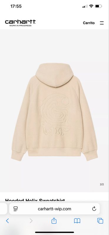 Sudadera borrego Carhartt WIP