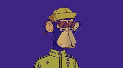NFT purple monkey