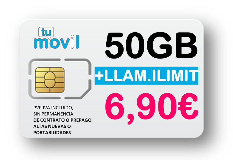 TARIFA 50GB + ILIMITADAS