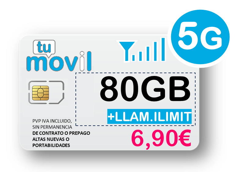 80GB + LLAMADAS ILMITADAS