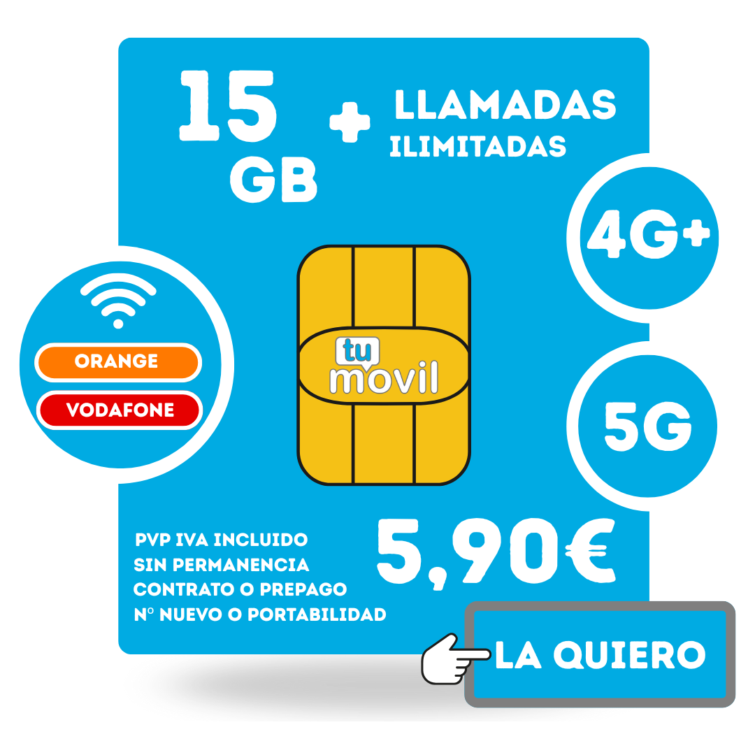 TARIFA 15GB + ILIMITADAS