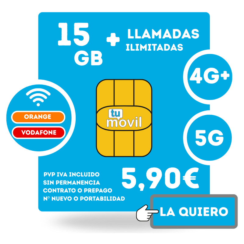 TARIFA 15GB + ILIMITADAS