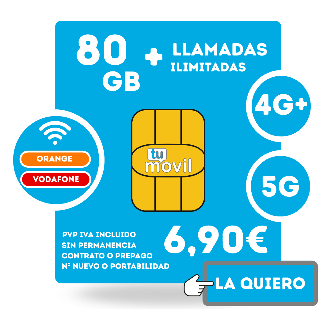 TARIFA 80GB + ILIMITADAS
