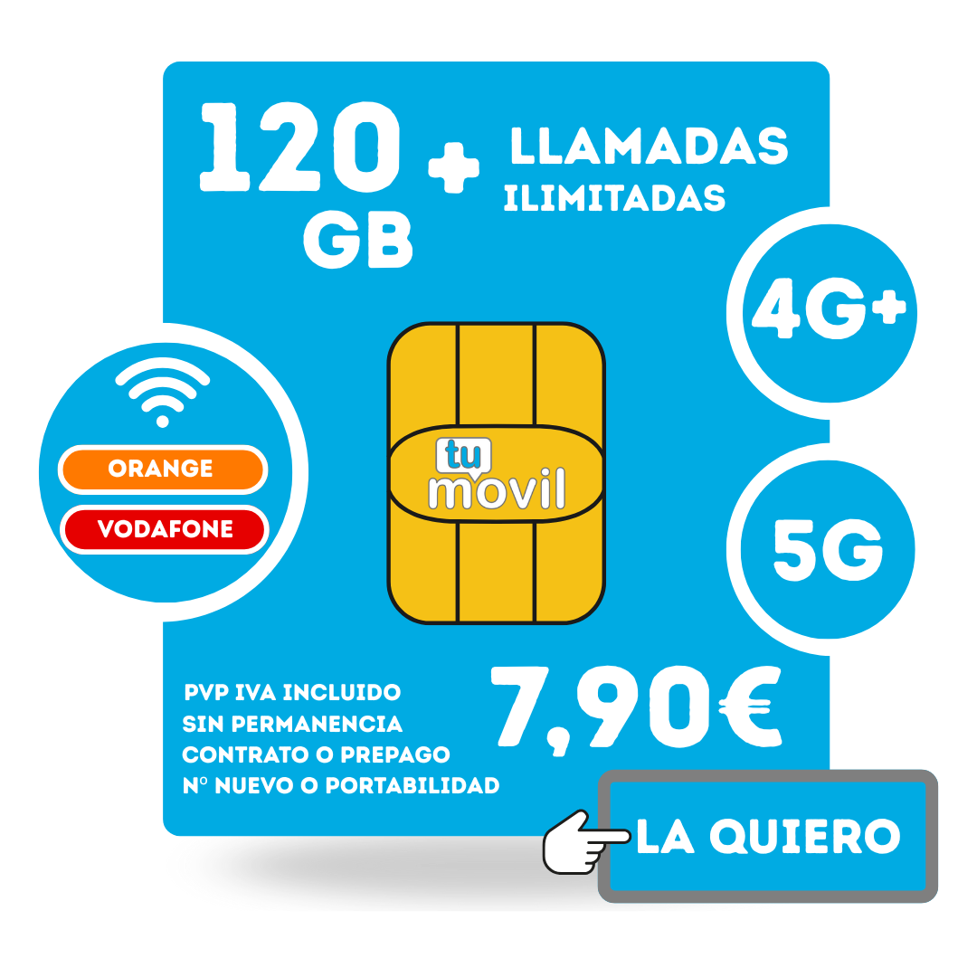 TARIFA 120GB + ILIMITADAS