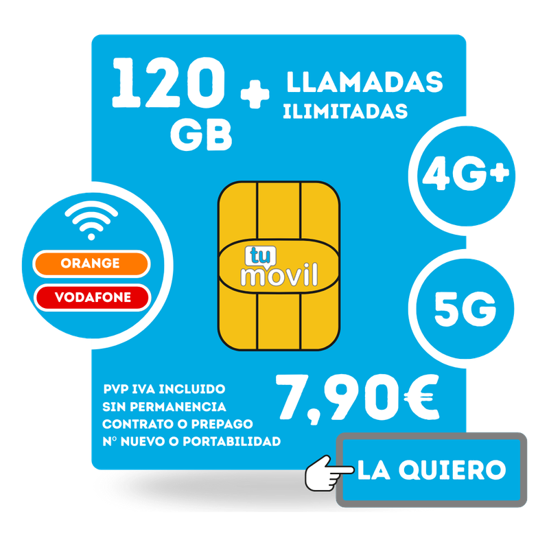 TARIFA 120GB + ILIMITADAS
