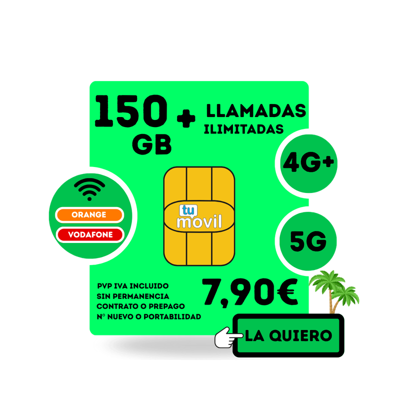 TARIFA 150GB + ILIMITADAS