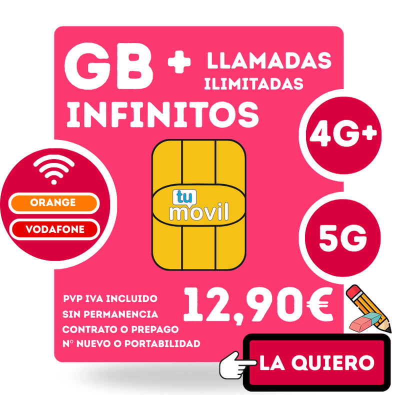TARIFA GB INFINITOS + LLAMADAS ILIMITADAS