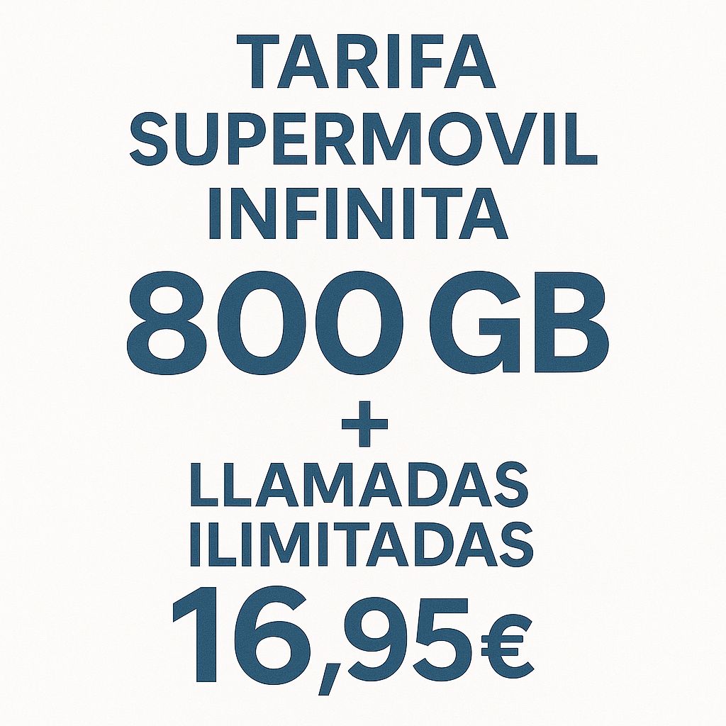 TARIFA 800GB + LLAMADAS ILIMITADAS