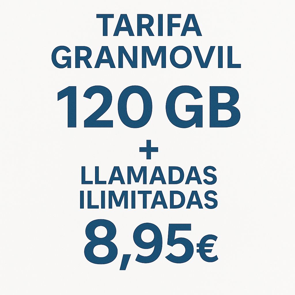 TARIFA 120GB + LLAMADAS ILIMITADAS