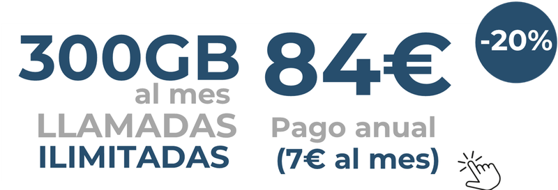 TARIFA 300GB PAGO ANUAL