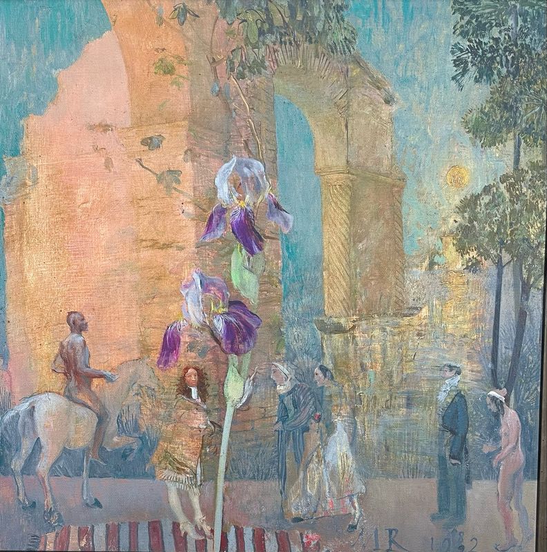 L'iris bleu  (M. ROLING)