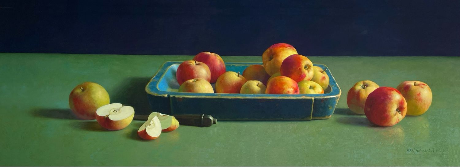 Plateau avec des pommes (Helmantel)