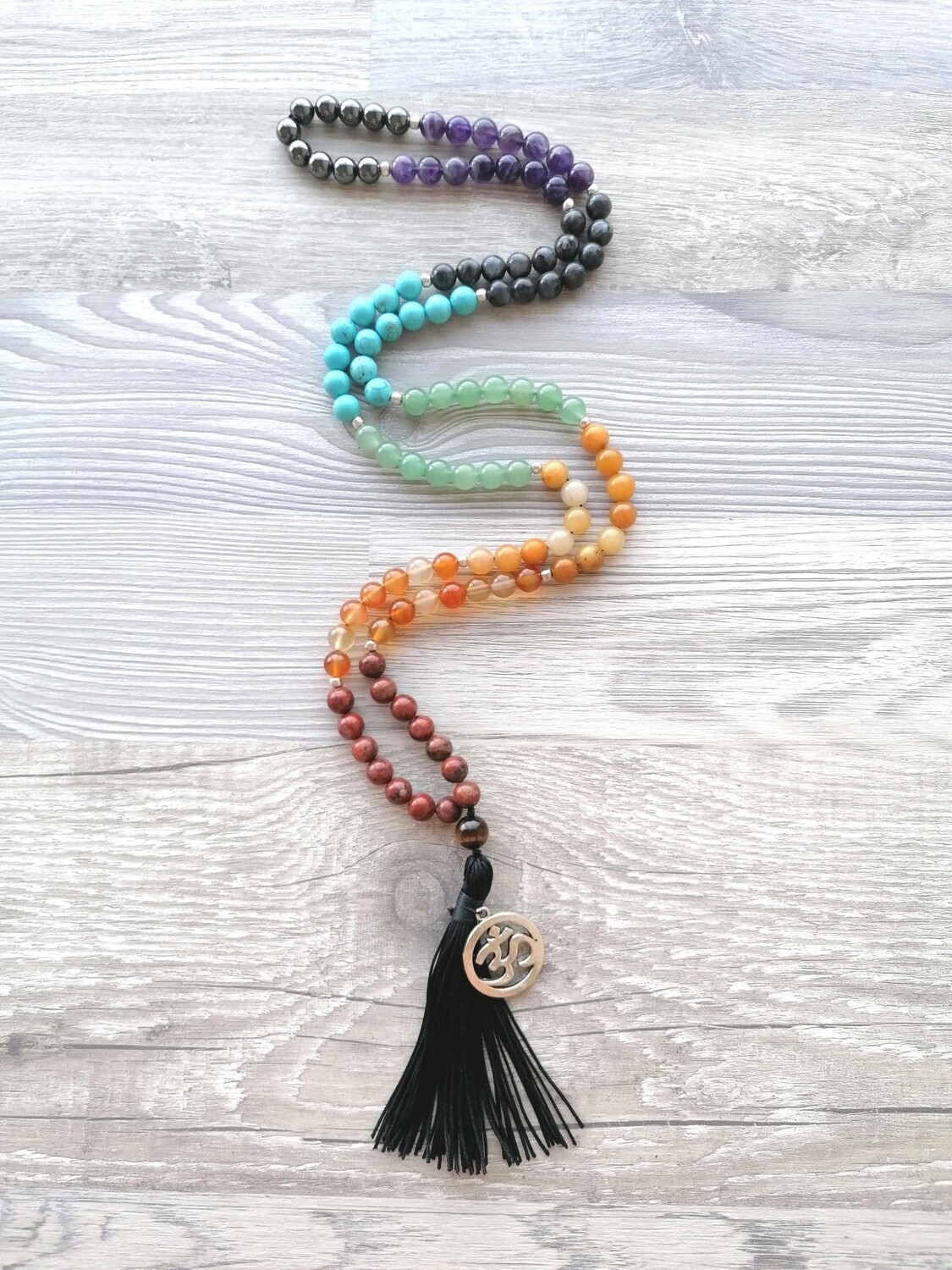 Chakra 108 Mantra Style Mala