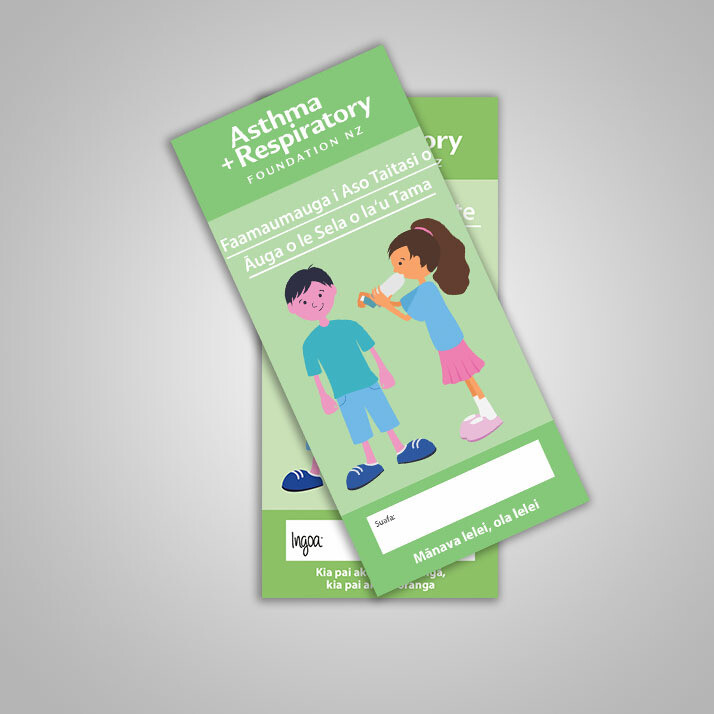 Child Asthma Symptom Diary (Samoan) - 10 Pack