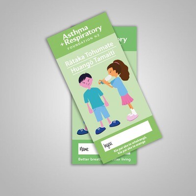 Child Asthma Symptom Diary (Te Reo Māori) - 10 Pack