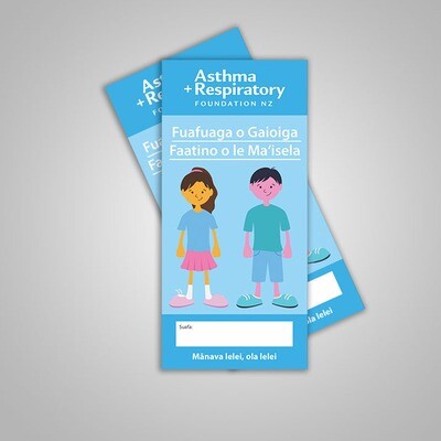 Child Asthma Action Plan (Samoan) - 10 Pack
