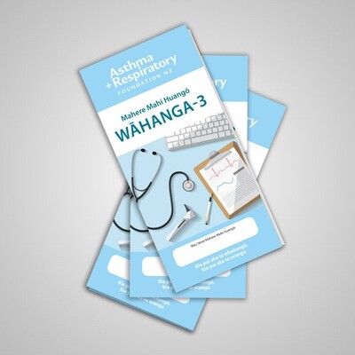 3 Stage Asthma Action Plan (Te Reo Māori) - 10 Pack