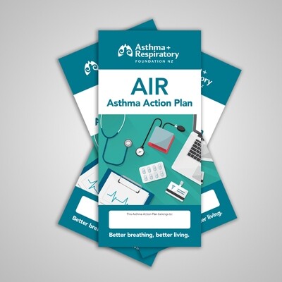 AIR Asthma Action Plan (English) - 10 Pack