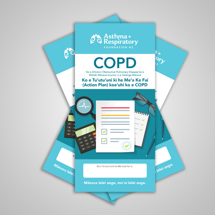COPD Action Plan (Tongan) - 10 Pack