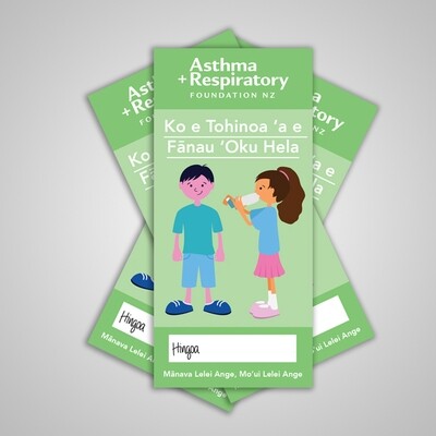 Child Asthma Symptom Diary (Tongan) - 10 Pack